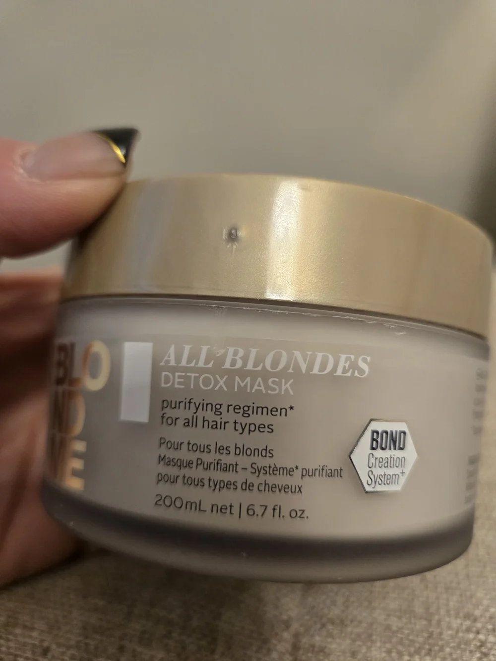 All Blondes Detox Mask – Gold/Beige